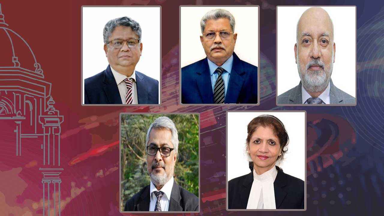 পদত্যাগ করলেন আপিল বিভাগের পাঁচ বিচারপতি