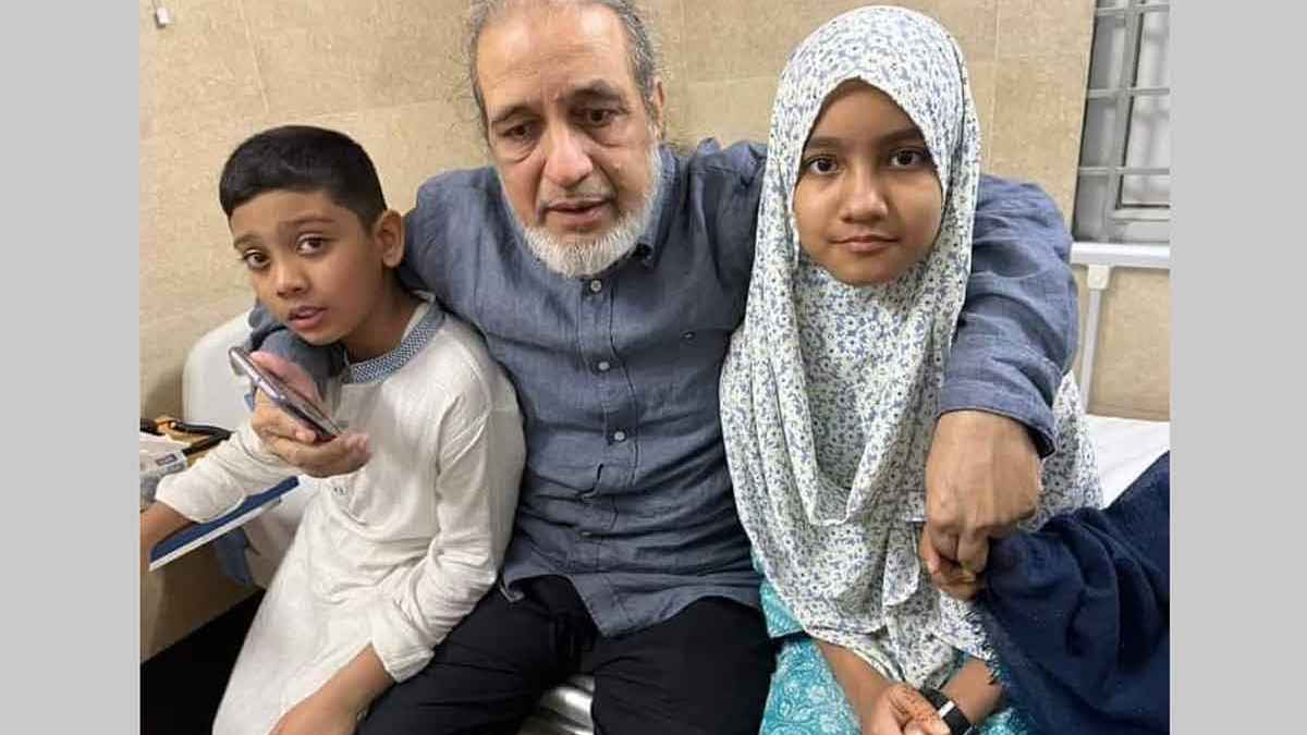 স্বজনদের সঙ্গে সময় কাটাচ্ছেন গোলাম আজমপুত্র আযমী