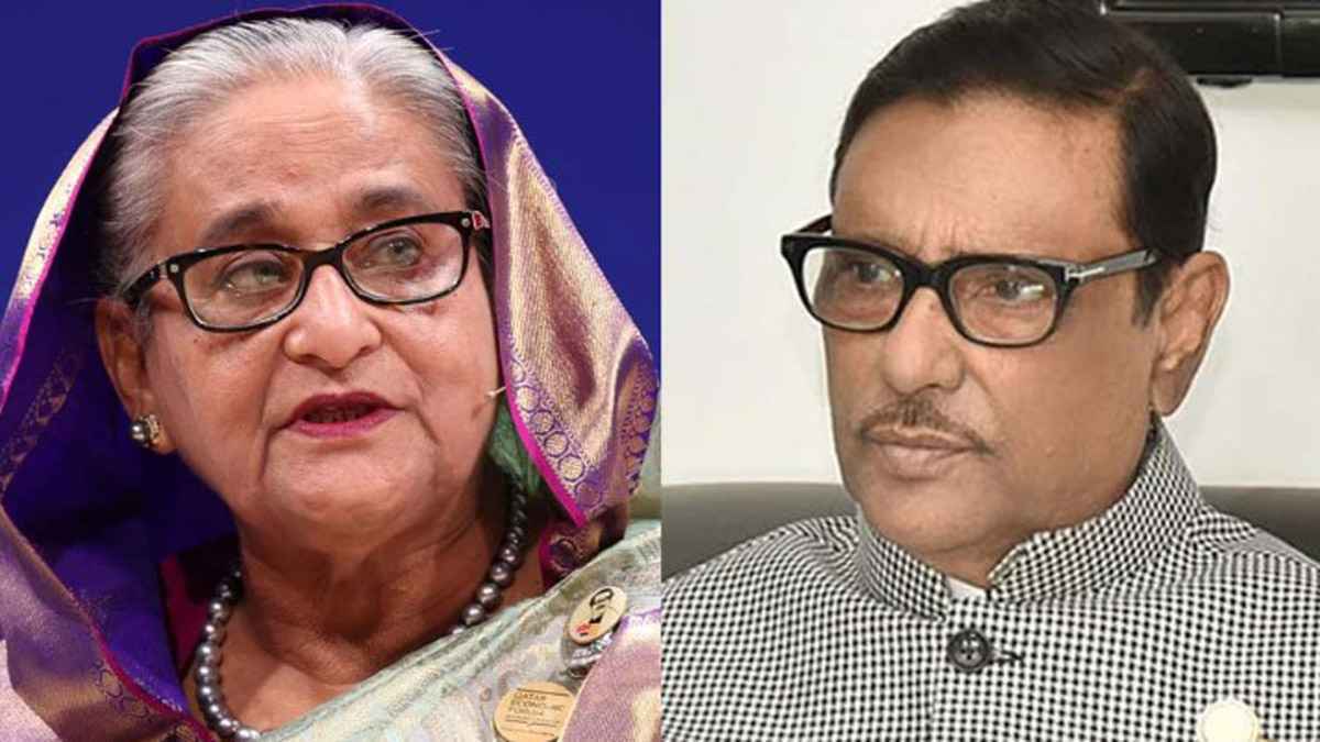 আদাবর থানায় শেখ হাসিনা ও ওবায়দুল কাদেরের বিরুদ্ধে হত্যা মামলা