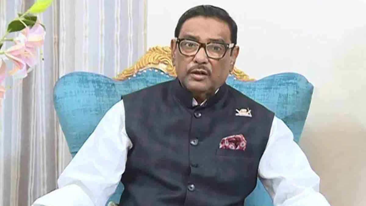 ওবায়দুল কাদের দেশে আছে জানত না সরকার: স্বরাষ্ট্র উপদেষ্টা