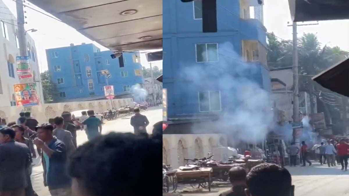 বিএনপির দুই গ্রুপের মুখোমুখি সংঘর্ষ, ককটেল বিস্ফোরণ