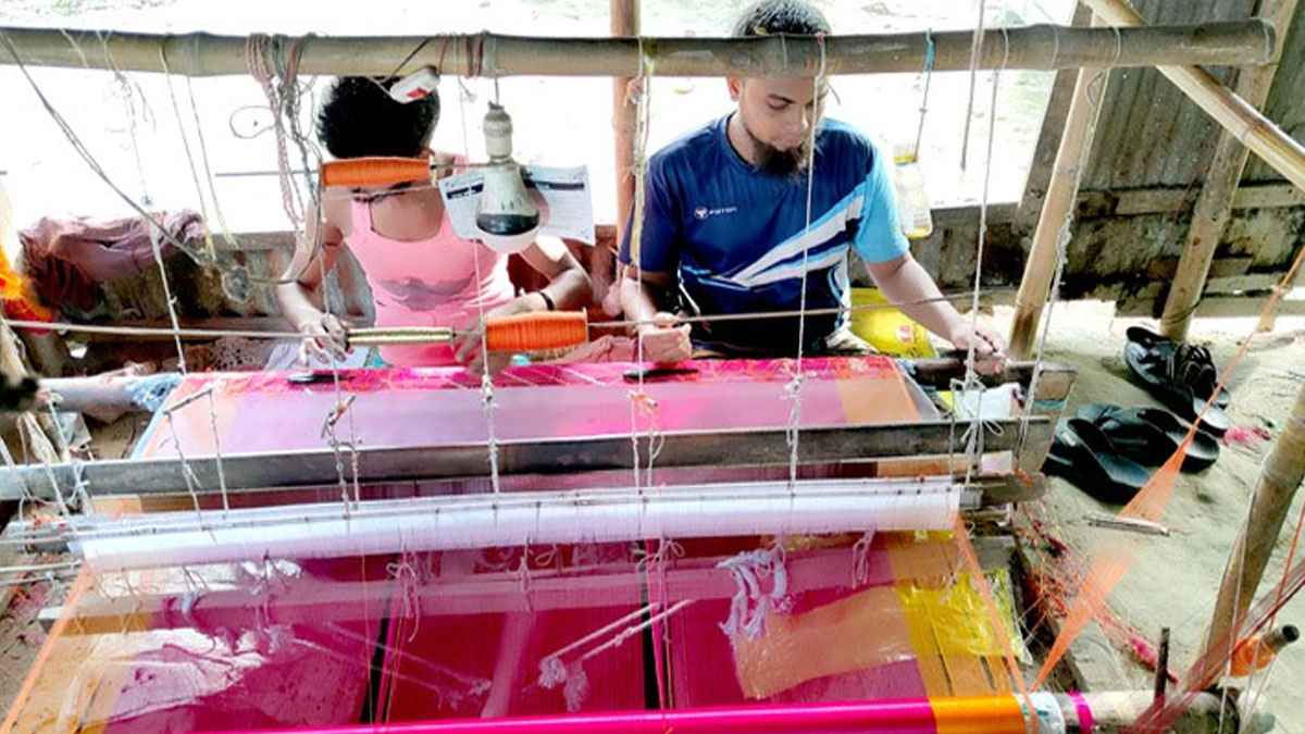 নারায়ণগঞ্জে জামদানি পল্লীর তাঁতীরা ভালো নেই