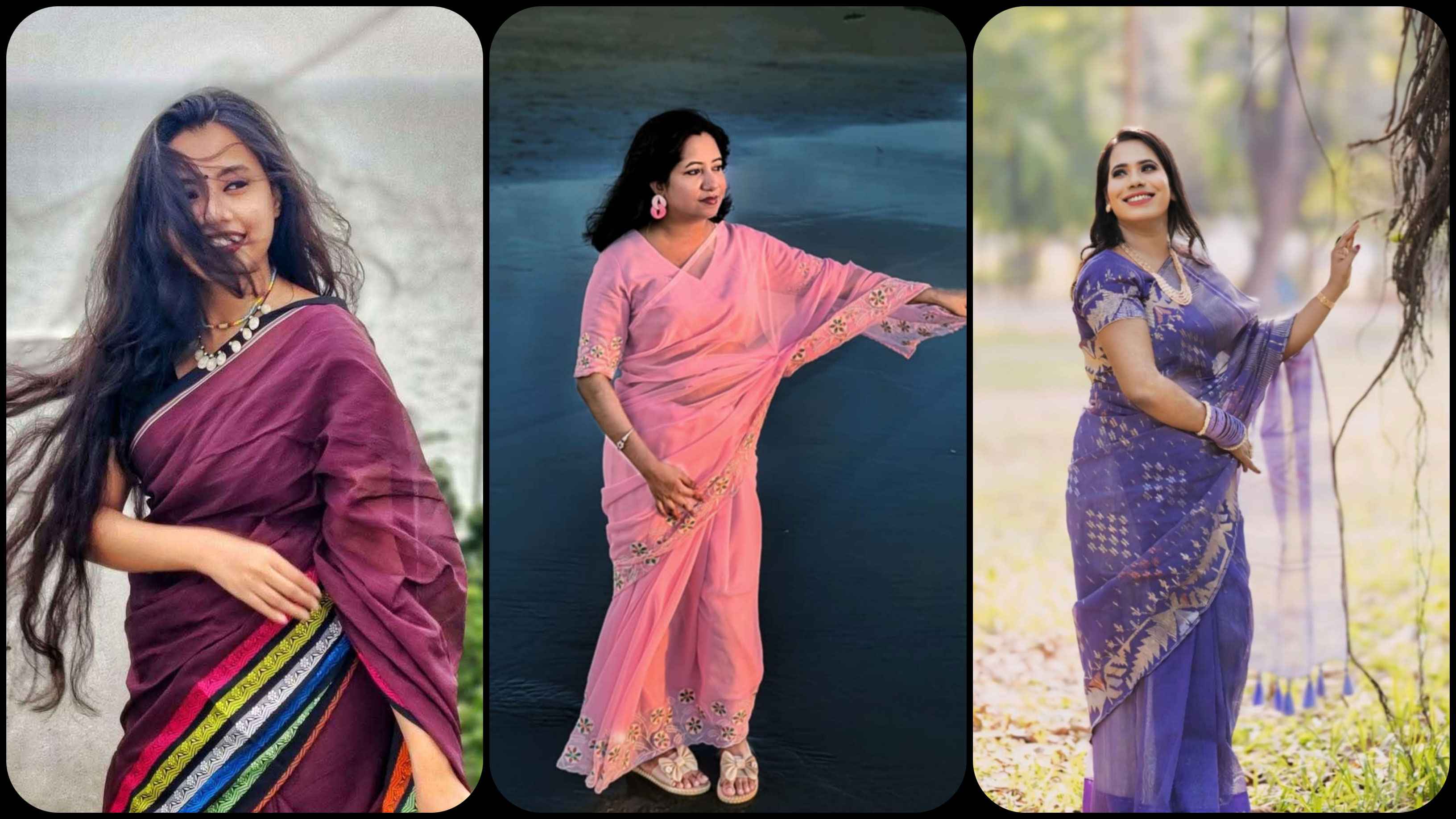 শাড়ি পরার দিন আজ