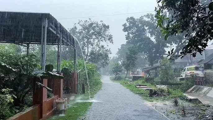 নিম্নচাপের প্রভাবে পটুয়াখালীতে গুঁড়ি গুঁড়ি বৃষ্টি