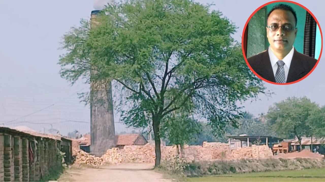 অবৈধভাবে গড়ে ওঠা ইটভাটার কবল থেকে শ্মশান ঘাটও রক্ষা পায়নি