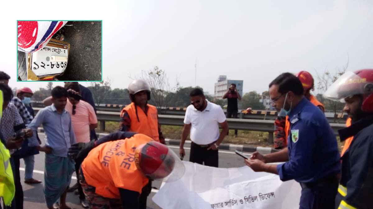 এক্সপ্রেসওয়েতে দুর্ঘটনায় প্রাণ গেল বাবা-মেয়ের