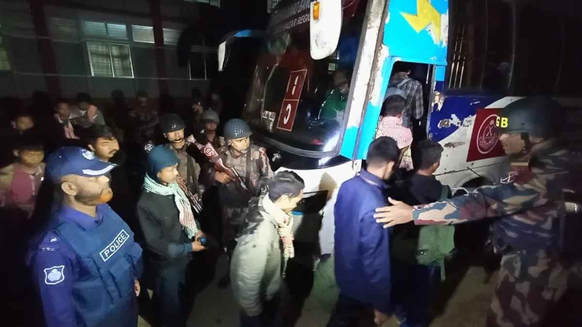 আজ ফেরত যাবে মিয়ানমারের ৩৩০ সোনা-সীমান্তরক্ষী