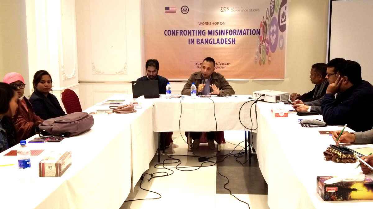 গুজব মোকাবেলায় রাজশাহীতে গণমাধ্যমকর্মীদের নিয়ে কর্মশালা