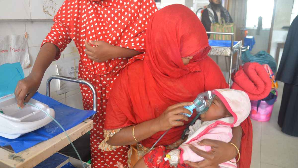 শিশু ওয়ার্ডে ২০ শয্যার বিপরীতে ভর্তি প্রায় তিনগুণ