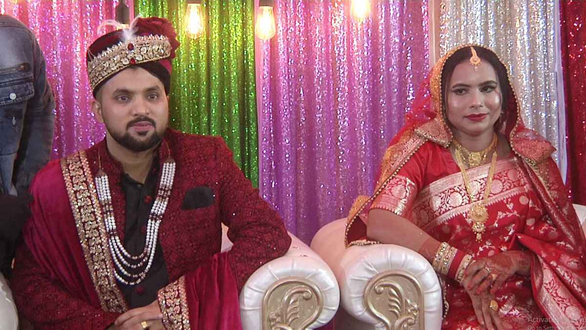 বিয়ের পীড়িতে বসলেন নারী ফুটবলার স্বপ্না