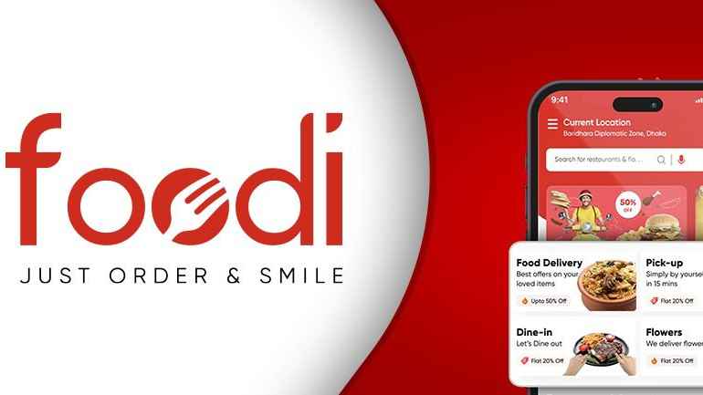 ফুড ডেলিভারি প্ল্যাটফর্মে শতভাগ দেশীয় ‘ফুডি’র পথচলা শুরু
