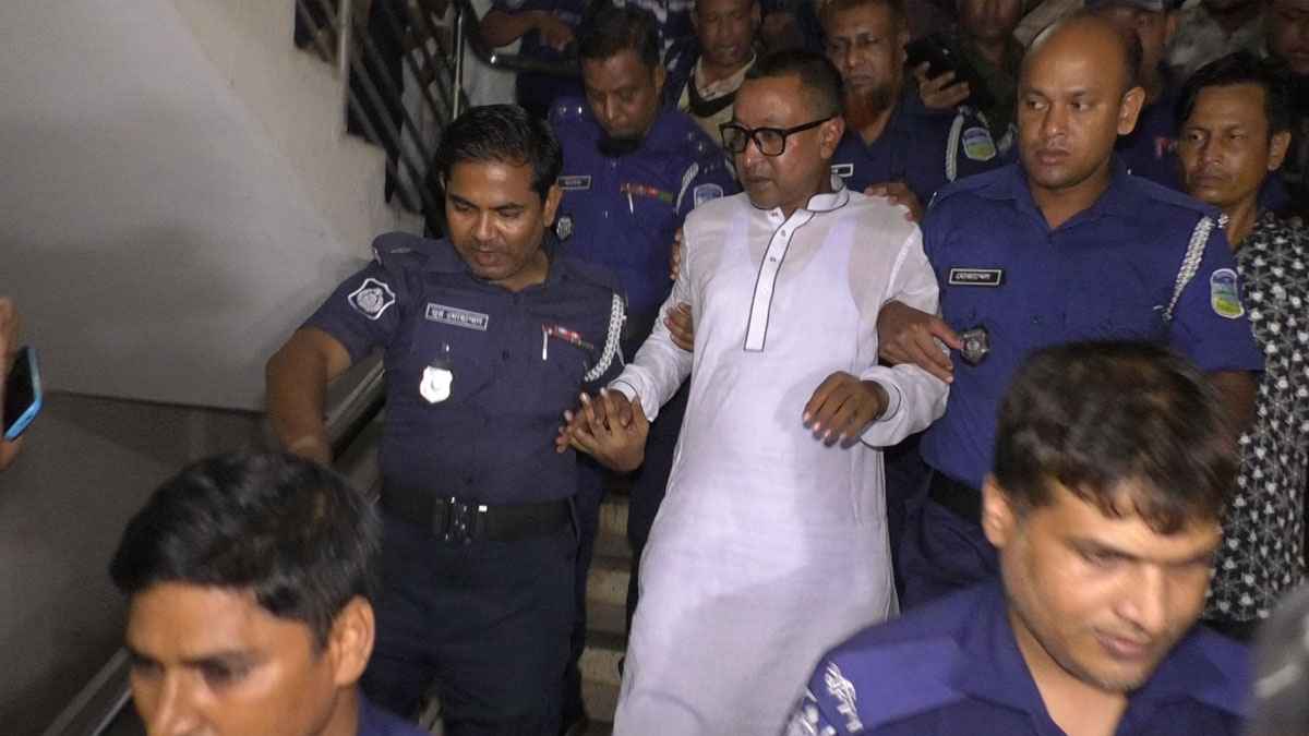 হত্যা মামলায় মাদারগঞ্জ উপজেলা চেয়ারম্যান কারাগারে