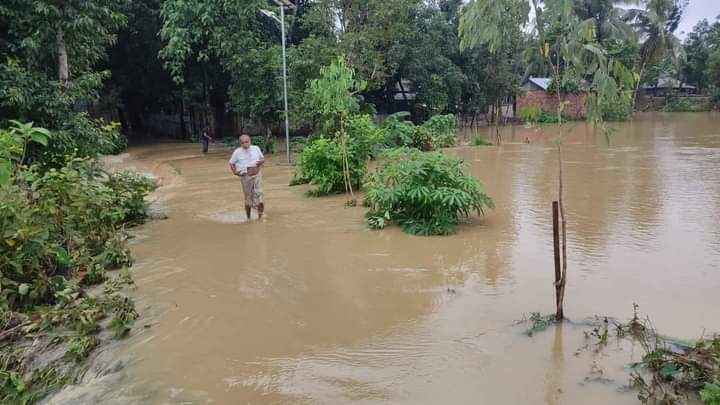 ফেনীতে বন্যায় ভেসে গেছে ১ কোটি ১৮ লাখ টাকার মাছ