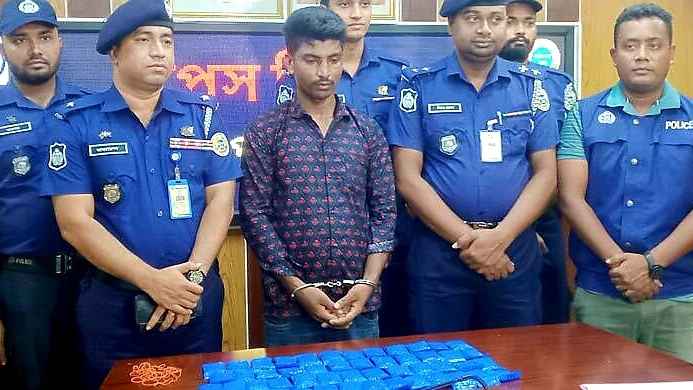 ভোলায় শ্যালকের পর ১০ হাজার ইয়াবাসহ দুলাভাই আটক