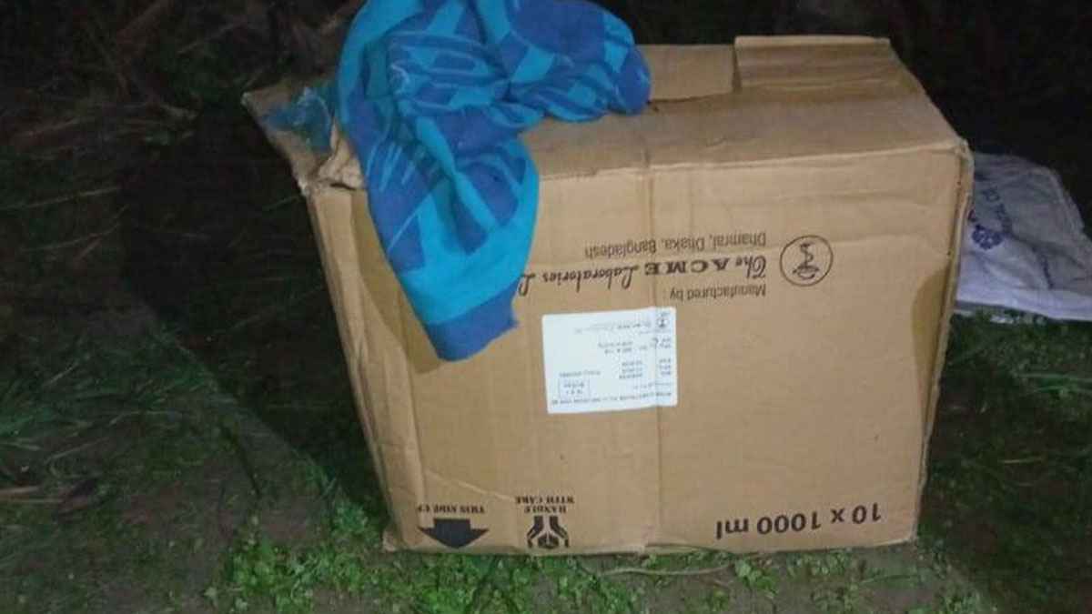 সরাইলে কার্টনে মোড়ানো নবজাতকের মরদেহ উদ্ধার