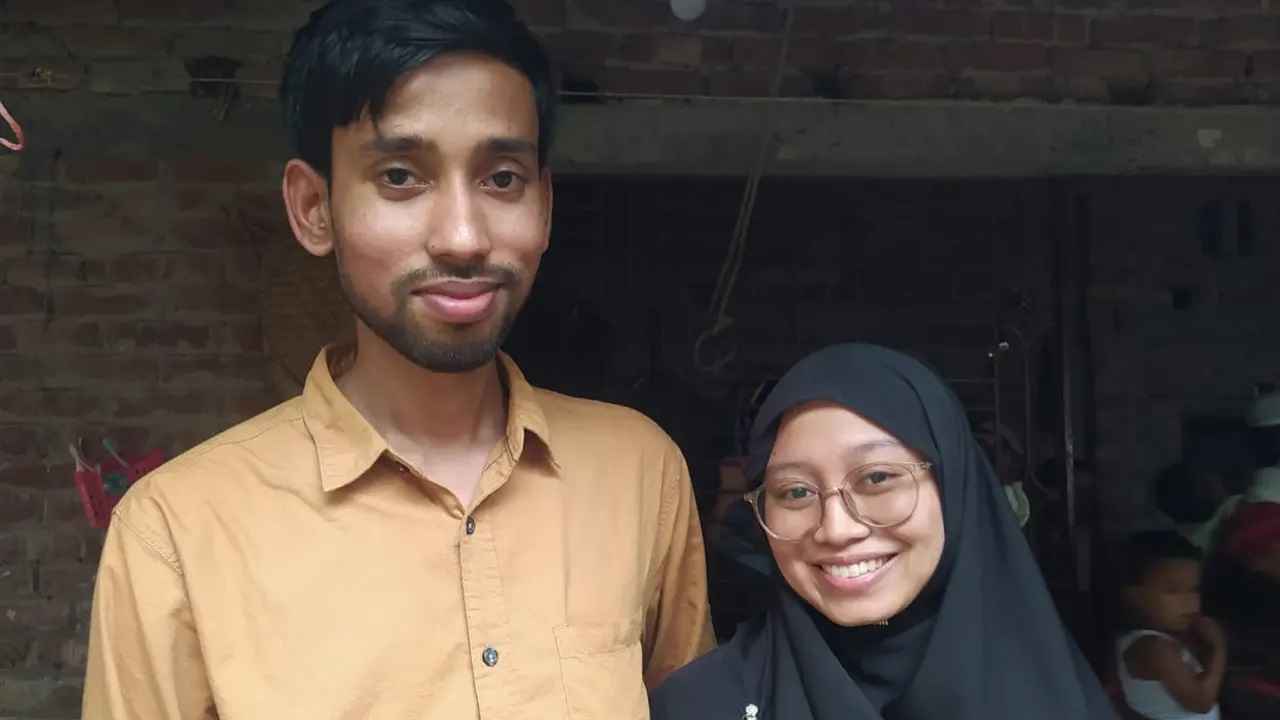প্রেমের টানে জয়পুরহাটে ঘর বাঁধলেন ইন্দোনেশিয়ান তরুণী