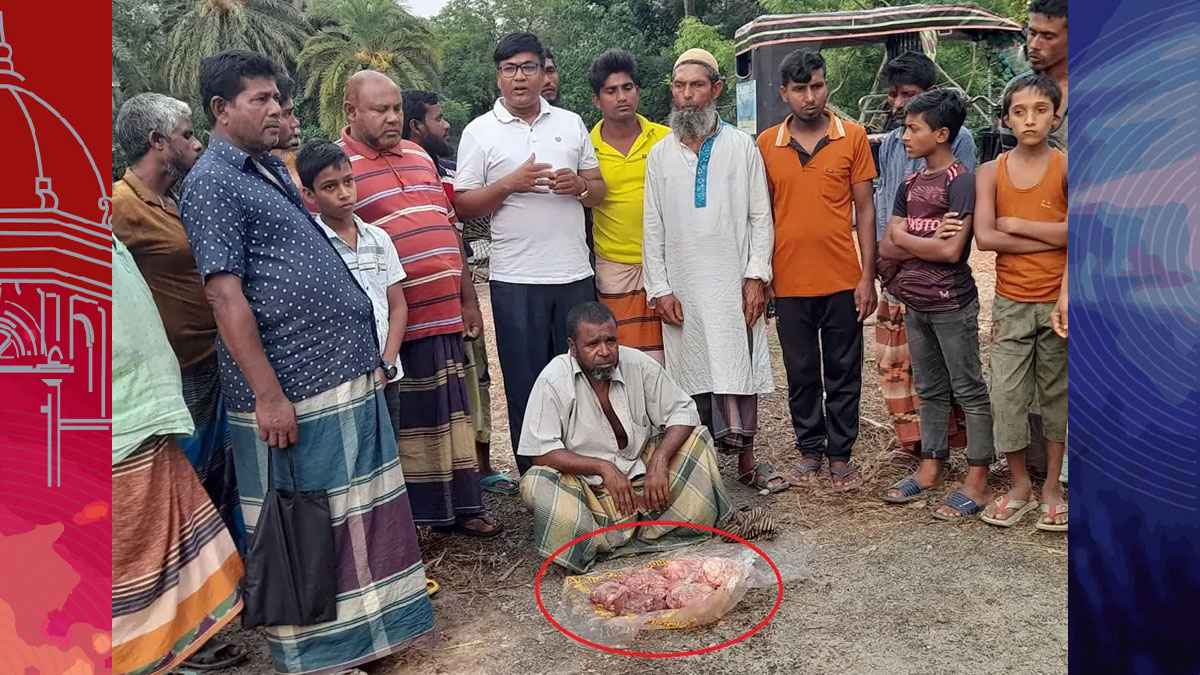 মরা গরুর মাংস বিক্রির অভিযোগে ৪ কসাইয়ের জেল
