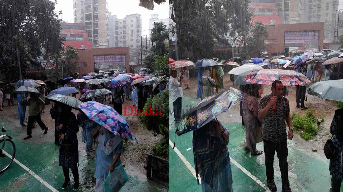 এইচএসসি পরীক্ষার প্রথম দিনে ঢাকায় বৃষ্টির বাগড়া!