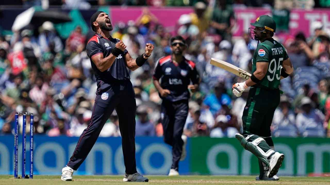 রুদ্ধশ্বাস ম্যাচে পাকিস্তানকে সুপার ওভারে হারিয়ে অঘটন যুক্তরাষ্ট্রের
