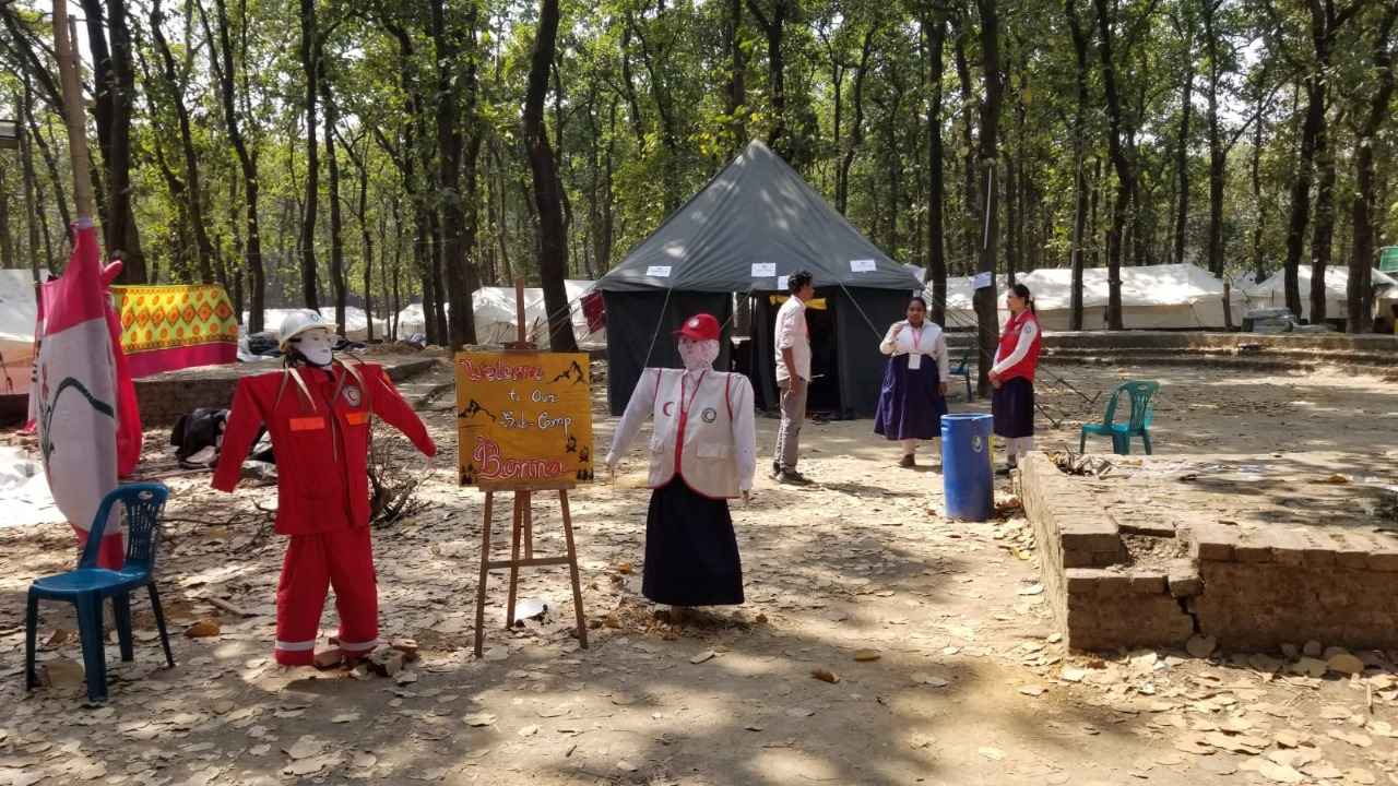 সবুজ পৃথিবী গড়ার অঙ্গীকার নিয়ে যুব রেড ক্রিসেন্ট ক্যাম্প