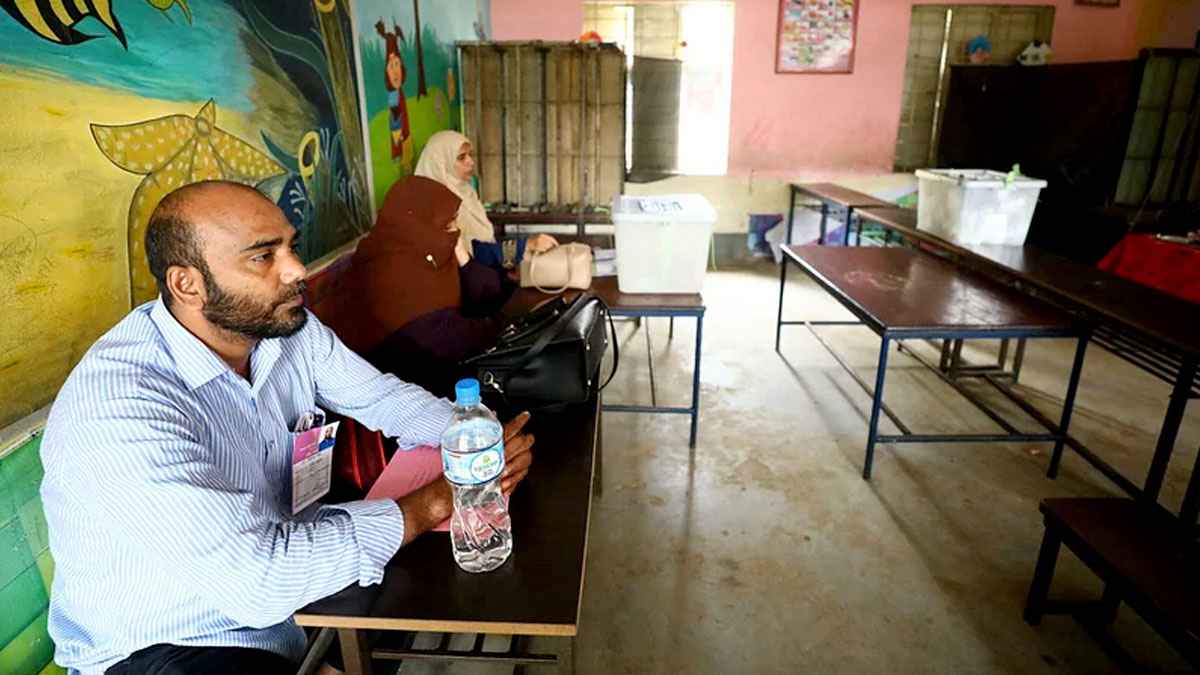 সিলেটের একটি ভোটকক্ষে সাত ঘণ্টায় ভোট পড়েছে চারটি