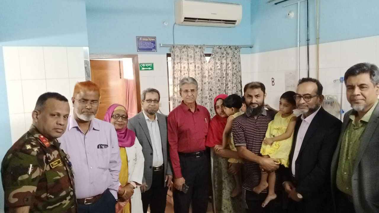 ২ বছর ৭ মাস ২০ দিন পর সুস্থ হয়ে বাড়ি ফিরল নূহা-নাবা