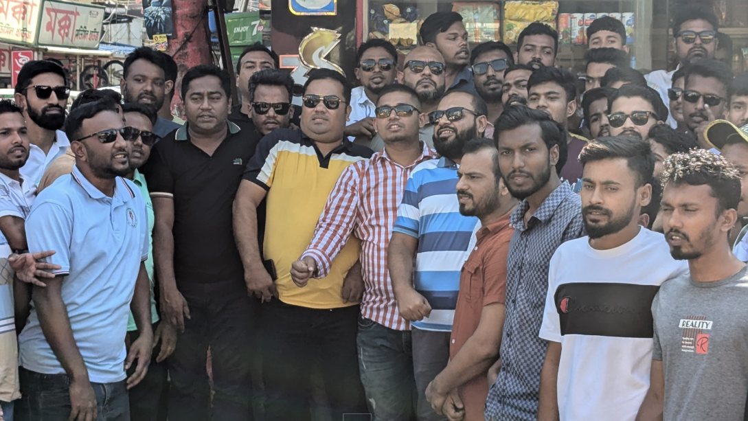 ঝালকাঠিতে ছাত্রদলের প্রতিবাদ মিছিল ও অবস্থান কর্মসূচি