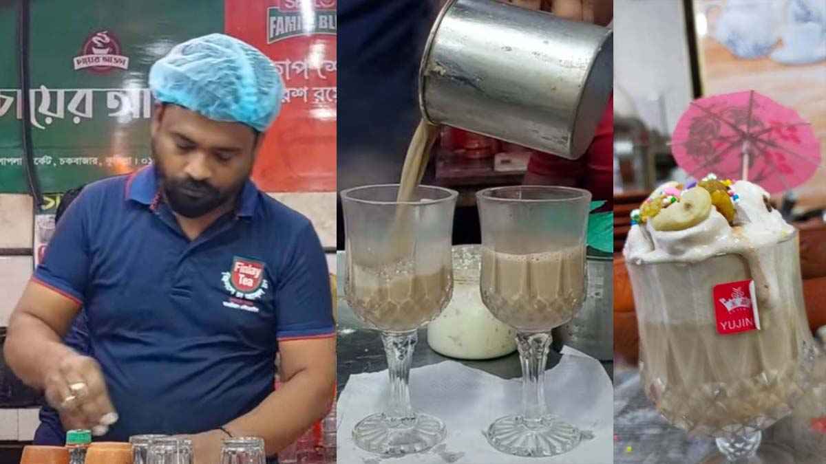 চকবাজারে ‘চায়ের আড্ডা’র ৬২ রকমের চা