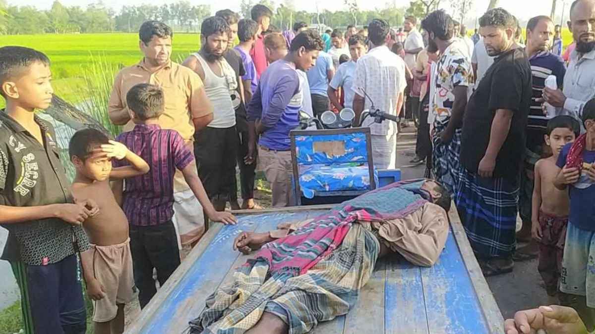 নীলফামারীতে বাসের ধাক্কায় প্রাণ গেল বৃদ্ধের