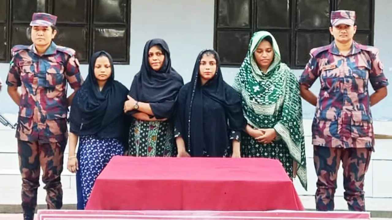 সিলেট সীমান্ত দিয়ে ভারতে অনুপ্রবেশের চেষ্টা, ৪ নারী আটক