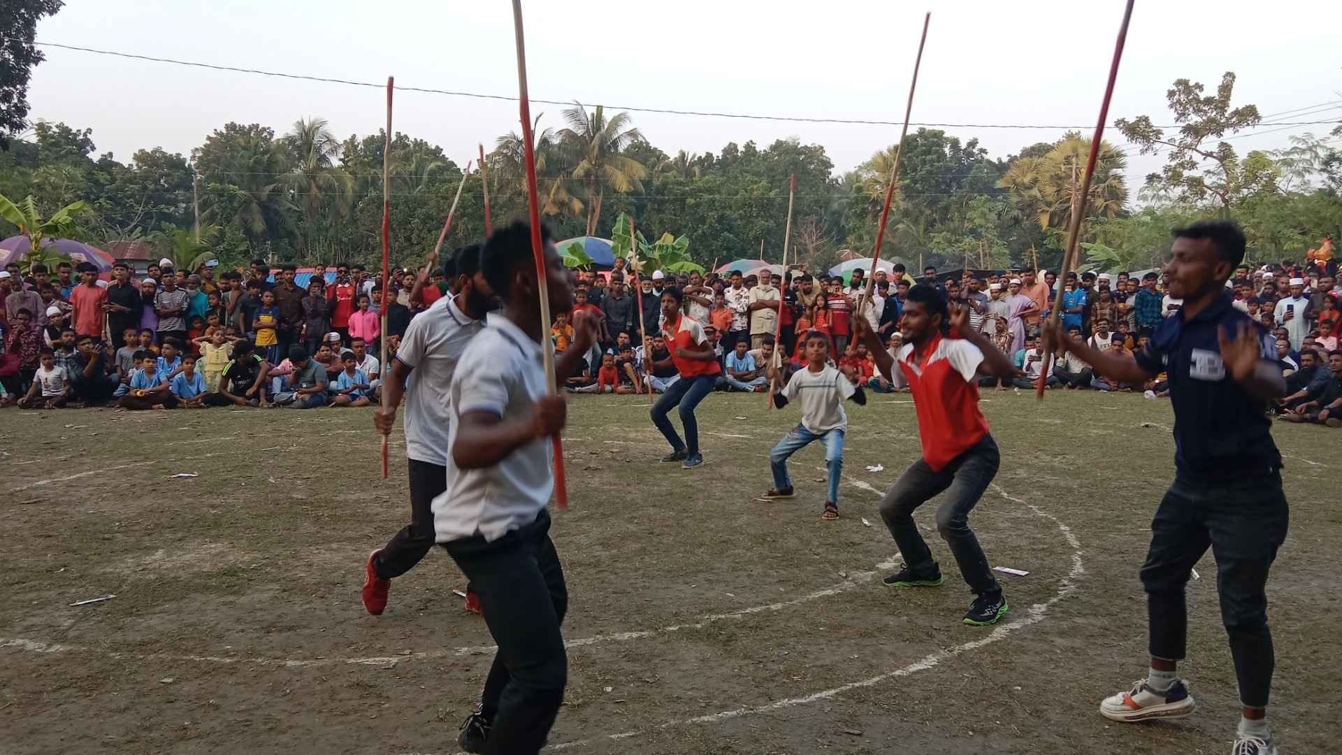 মাগুরার ঐতিহ্যবাহী লাঠিখেলা অনুষ্ঠিত