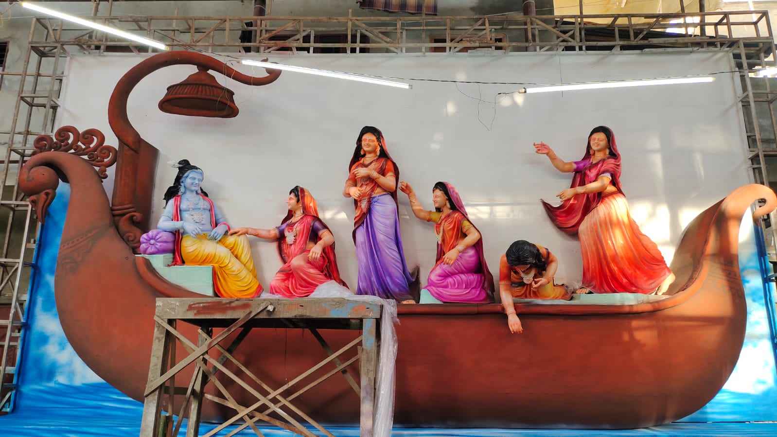 শরীয়তপুরে ১০২ মণ্ডপে পালিত হবে দুর্গাপূজা, চলছে শেষ সময়ের প্রস্তুতি