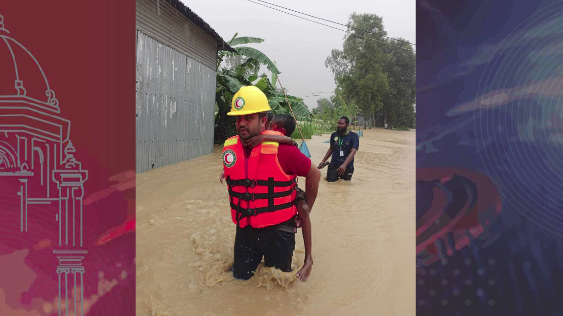 শেরপুরে ভয়াবহ বন্যায় মৃত ৬