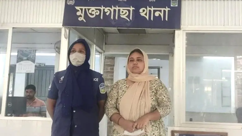 ময়মনসিংহের যুব মহিলা লীগ নেত্রী কারাগারে