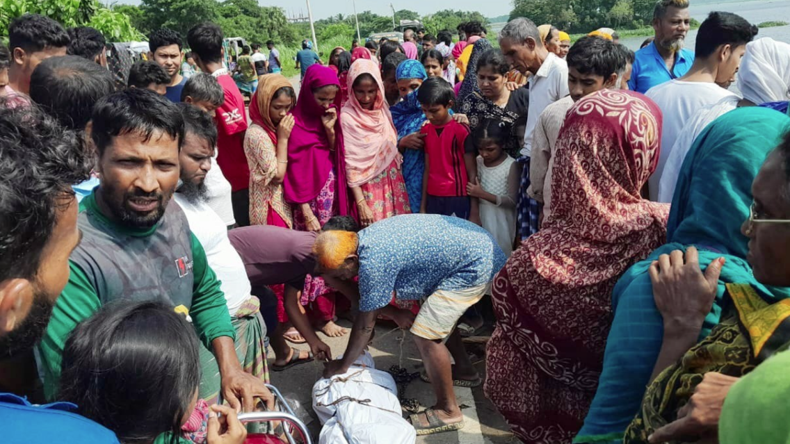 ধনাগোদা নদী থেকে গৃহবধূর লাশ উদ্ধার, স্বামী আটক