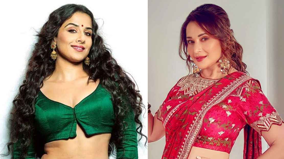 নাচতে গিয়ে ধপাস বিদ্যা, ফিরেও তাকালেন না মাধুরী