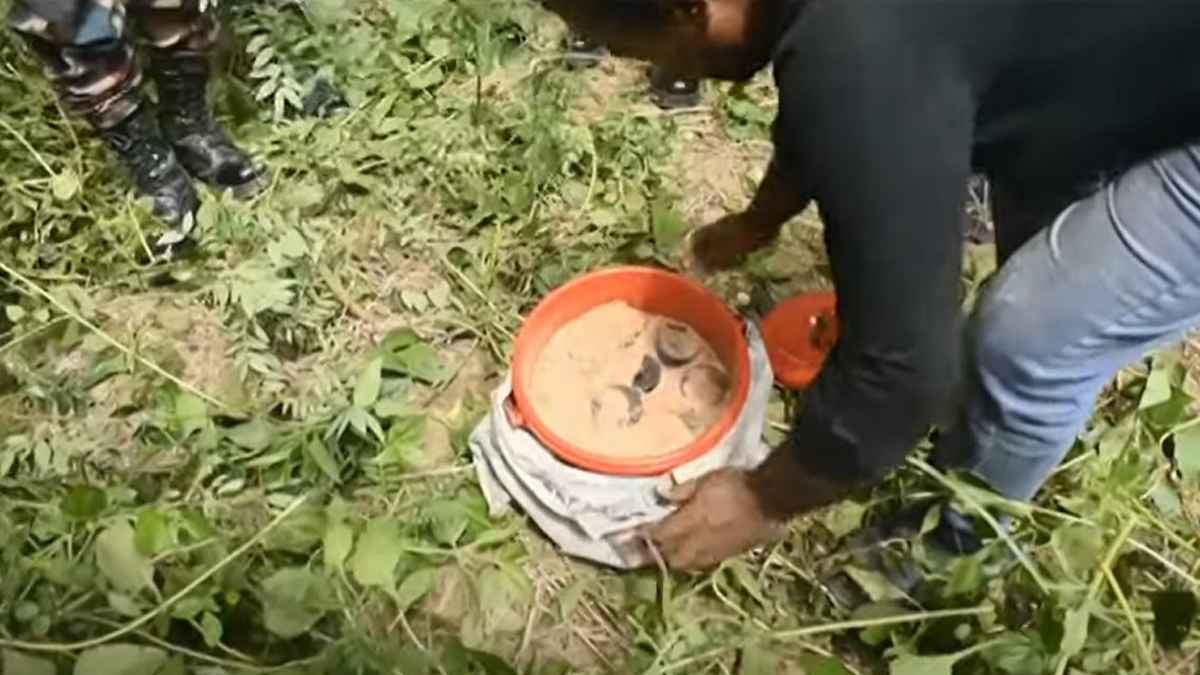 চাঁপাইনবাবগঞ্জে জঙ্গল থেকে ১৭ ককটেল উদ্ধার