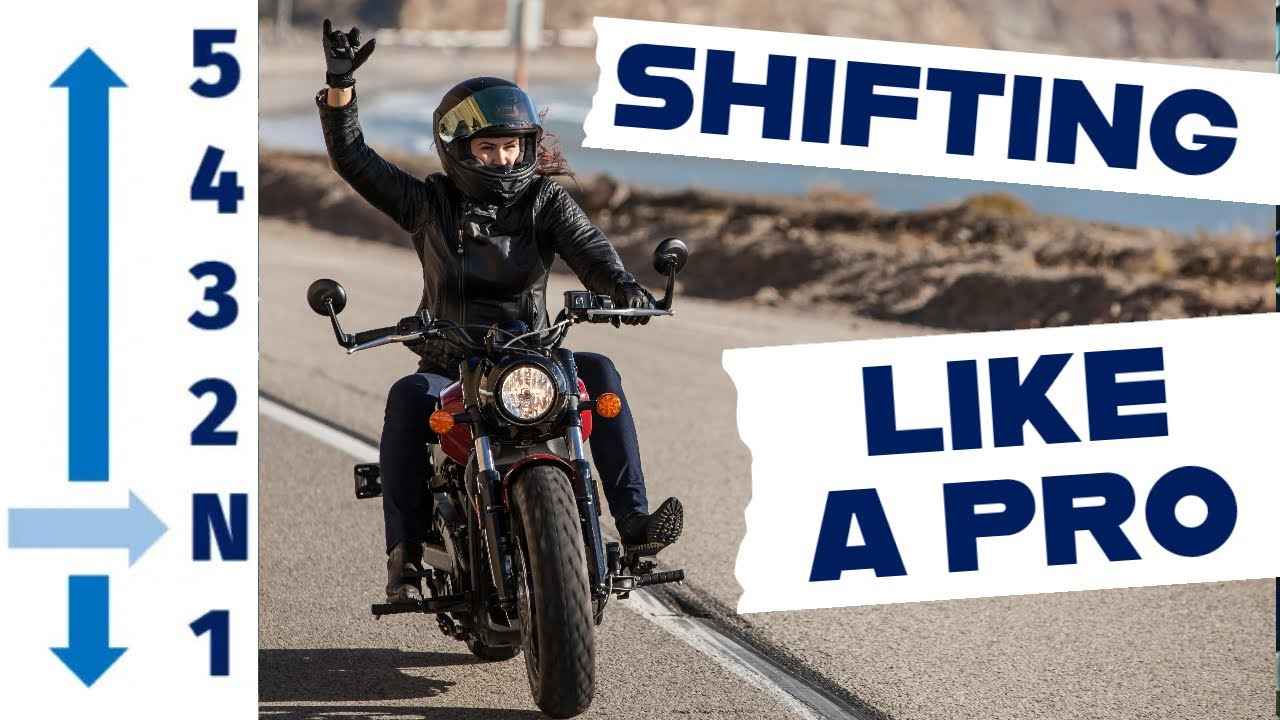 motorcycle gear shifting