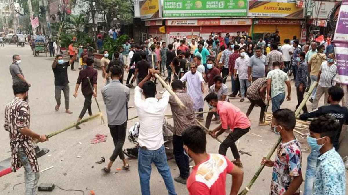 নারায়ণগঞ্জে বিএনপির ২ গ্রুপের সংঘর্ষ, আহত ১০