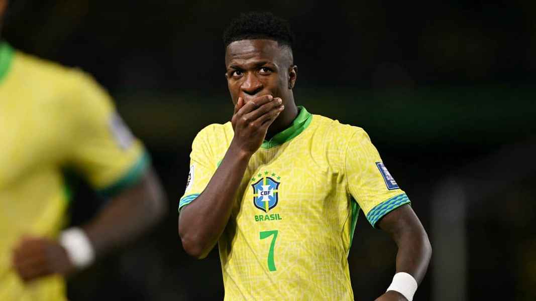 প্যারাগুয়ের কাছে হেরে ক্ষমা চাইলেন ভিনিসিয়ুস