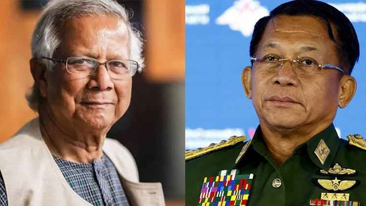 প্রধান উপদেষ্টার সঙ্গে মিয়ানমারের প্রধানমন্ত্রীর সাক্ষাৎ