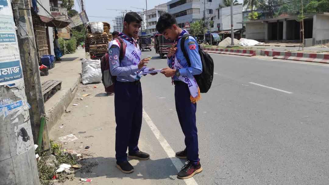 ৫ দিন হেঁটে ১৫০ কিমি পরিভ্রমণ করলেন আরবিএম ওপেন স্কাউটের ২ সদস্য