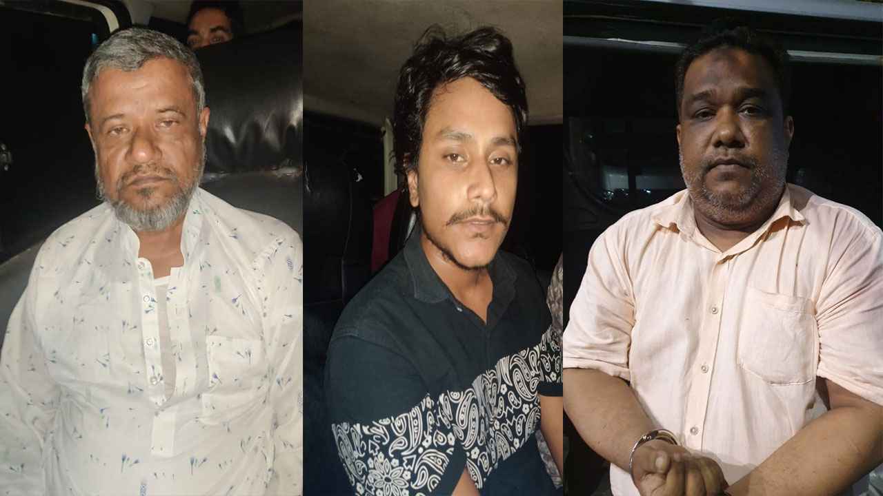 রাজধানীতে আ.লীগের তিন নেতা গ্রেফতার