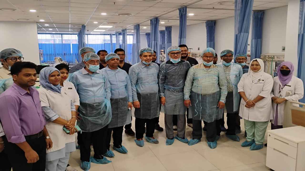 সুপার স্পেশালাইজড হাসপাতালে আইসিইউ ইউনিট চালু