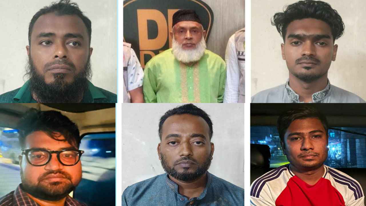 রাজধানীতে আ.লীগ ও নিষিদ্ধ ছাত্রলীগের ৬ নেতা গ্রেফতার