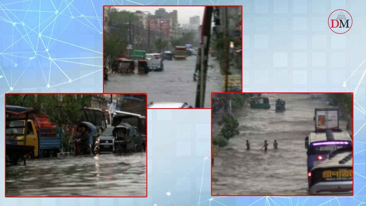 রাজধানীতে রেকর্ড বৃষ্টি, তলিয়ে গেছে অনেক এলাকা