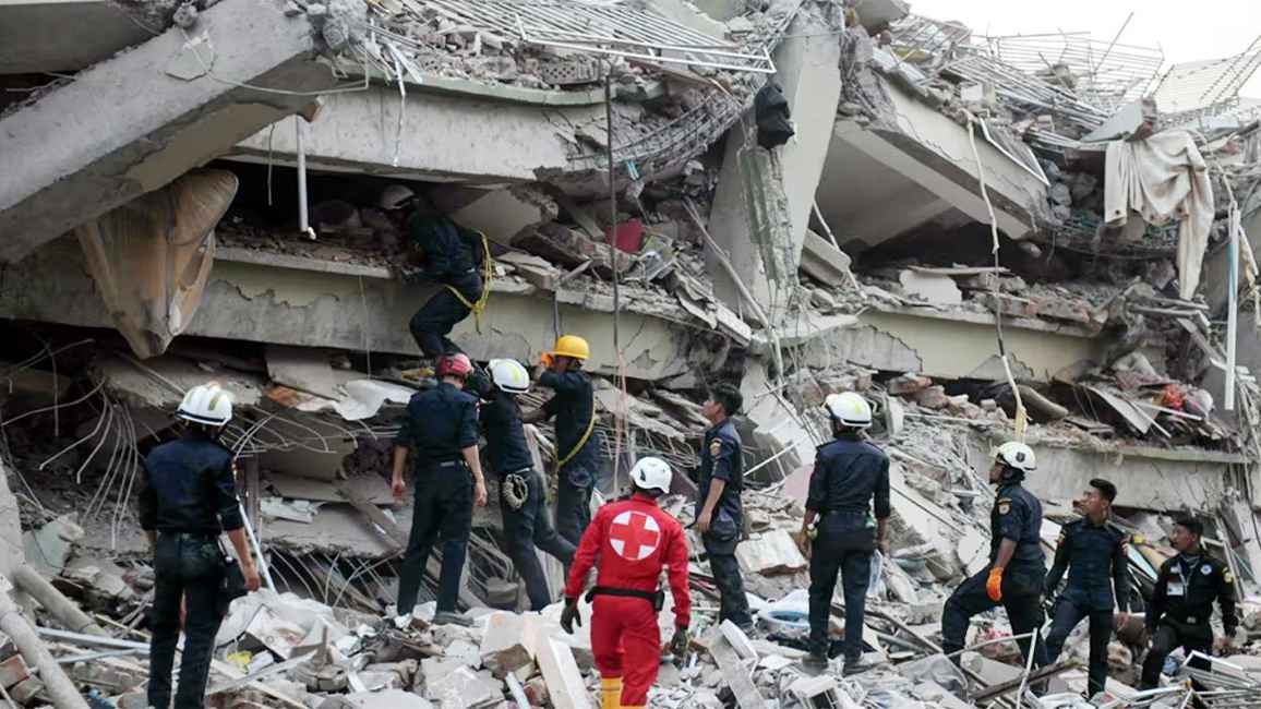 ভূমিকম্পে মিয়ানমারে মৃতের সংখ্যা বেড়ে ৩৩৫৪