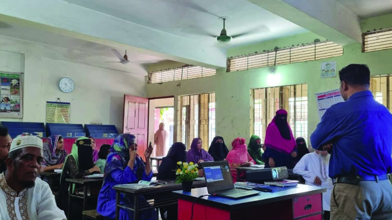 রোহিতপুরে আইওএম’র সচেতনতামূলক সভা অনুষ্ঠিত