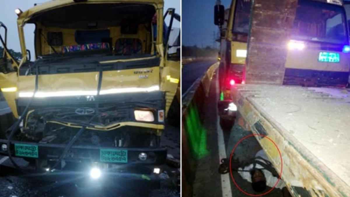 সিদ্ধিরগঞ্জে সড়ক দুর্ঘটনা ২ ট্রাক চালক নিহত 