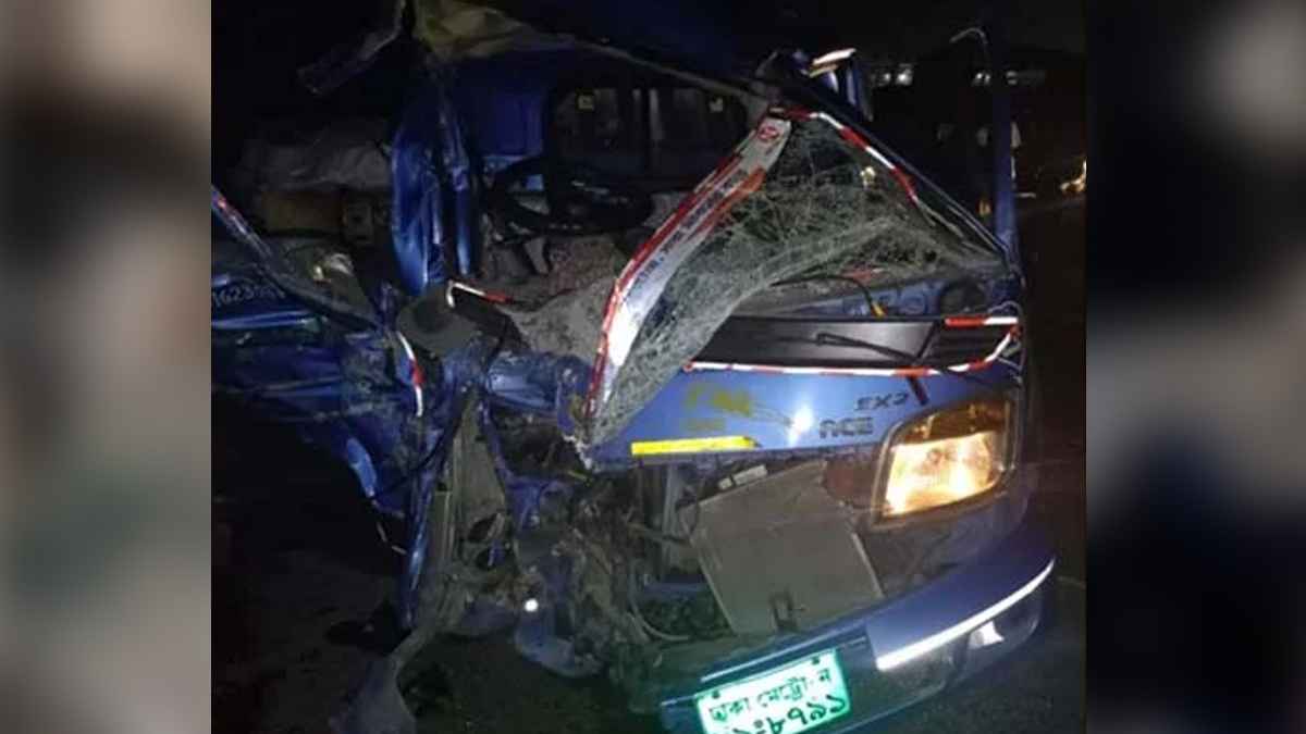 মাধবপুরে ট্রাক-পিকআপ সংঘর্ষে চারজন নিহত